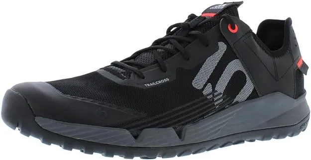 Five Ten Men's Trailcross LT Shoe - 9.5 - Black / Grey Two / Solar Red