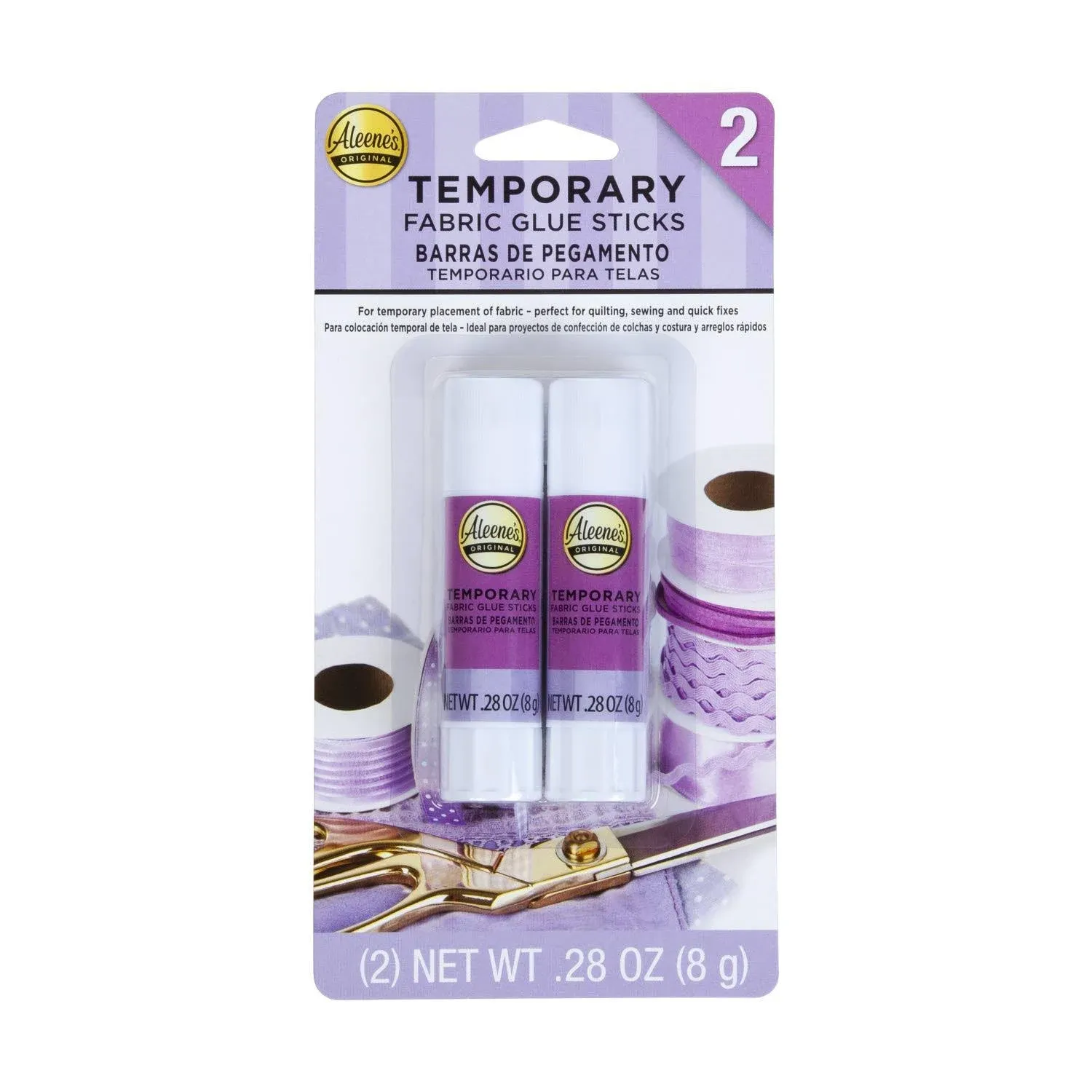 Fabric Glue Sticks - Temporary Adhesive for Fabrics