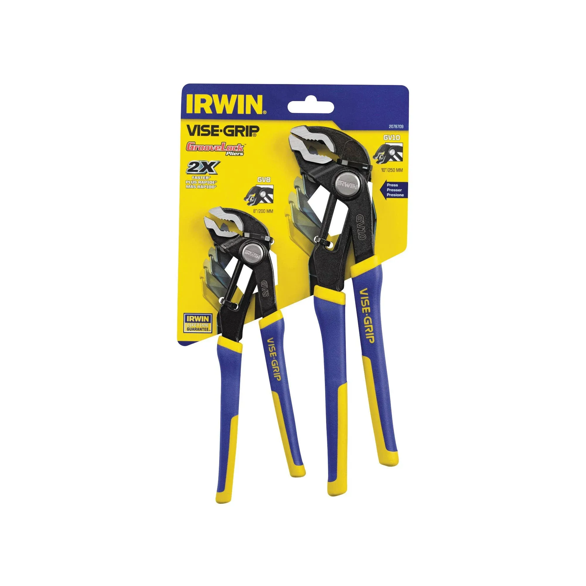 Irwin Vise-Grip GrooveLock Pliers Set 2078709