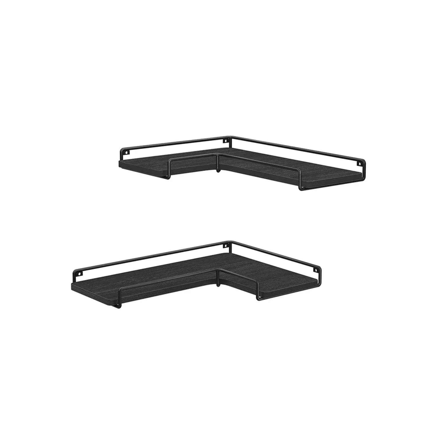 VASAGLE Set of 2 Corner Floating Shelves