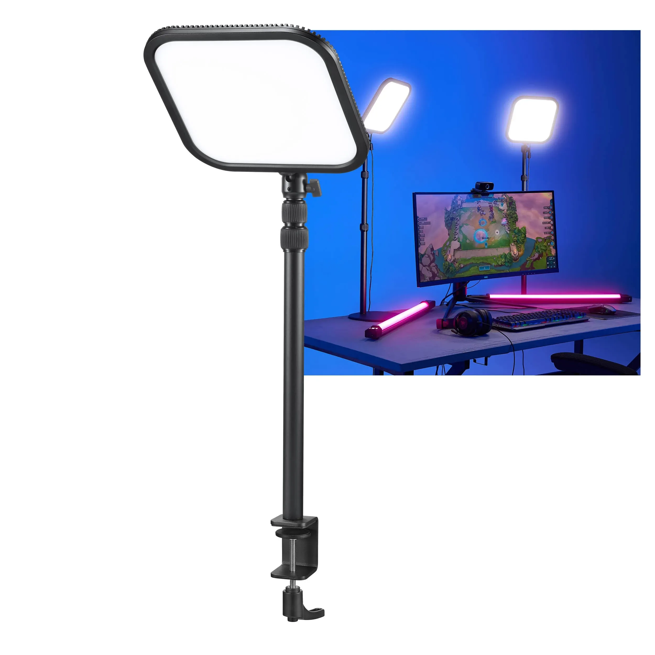 Godox E-Sport ES30 LED Light Kit with Telescopic Desktop Stand