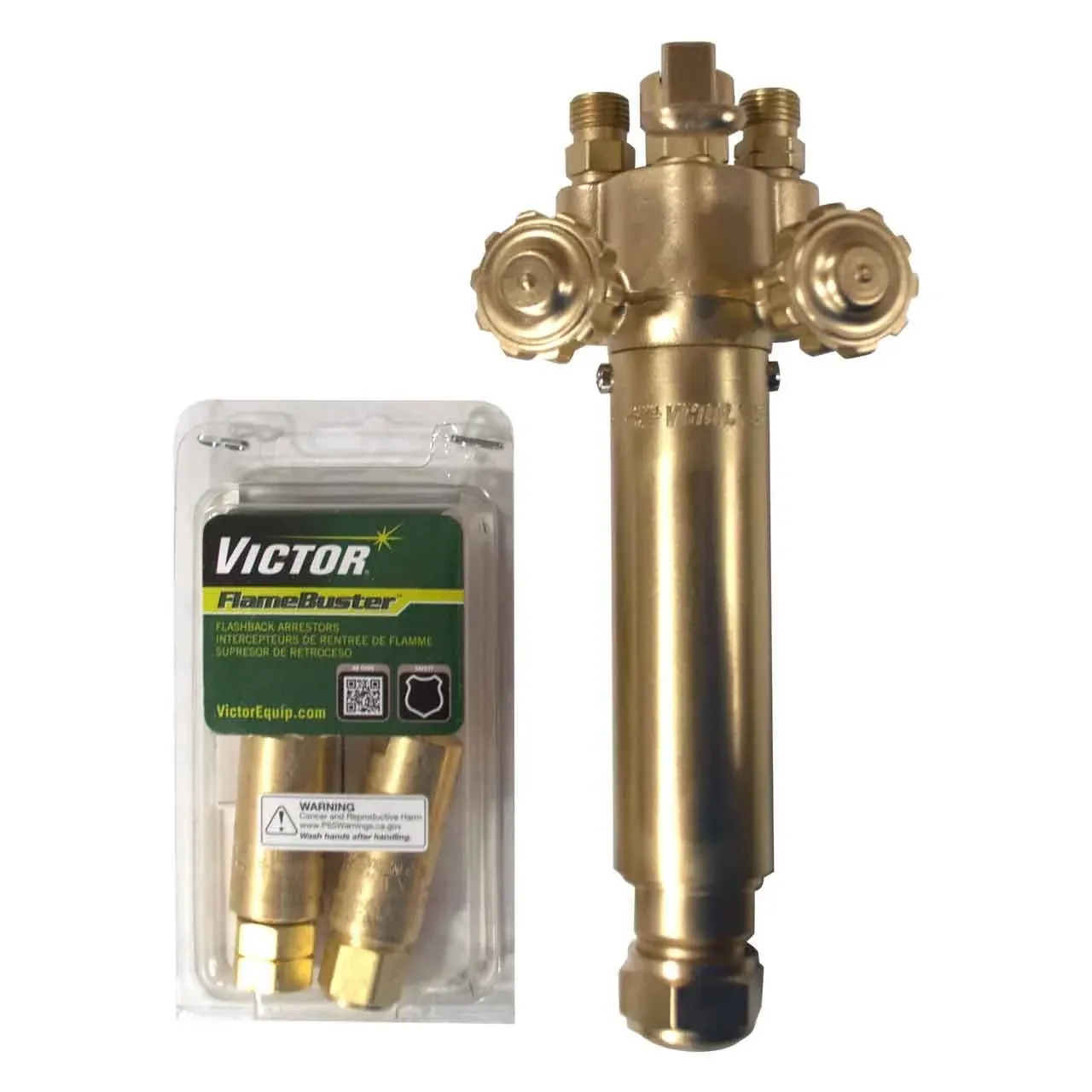 Victor Technologies 0380-0215 MT-204A 200 Series Two Hose Machine Torch, Acetylene Gas, 8.5" (215.9 mm) Total Length