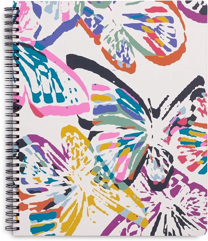 Vera Bradley Butterfly Flutter Large Notebook