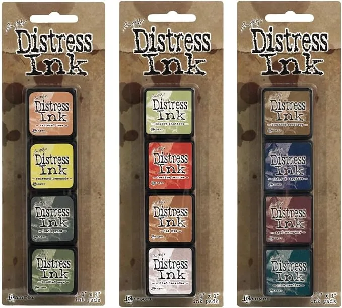 Ranger Tim Holtz Distress Mini Ink Pad Kits #4, #5 and #6 Bundle