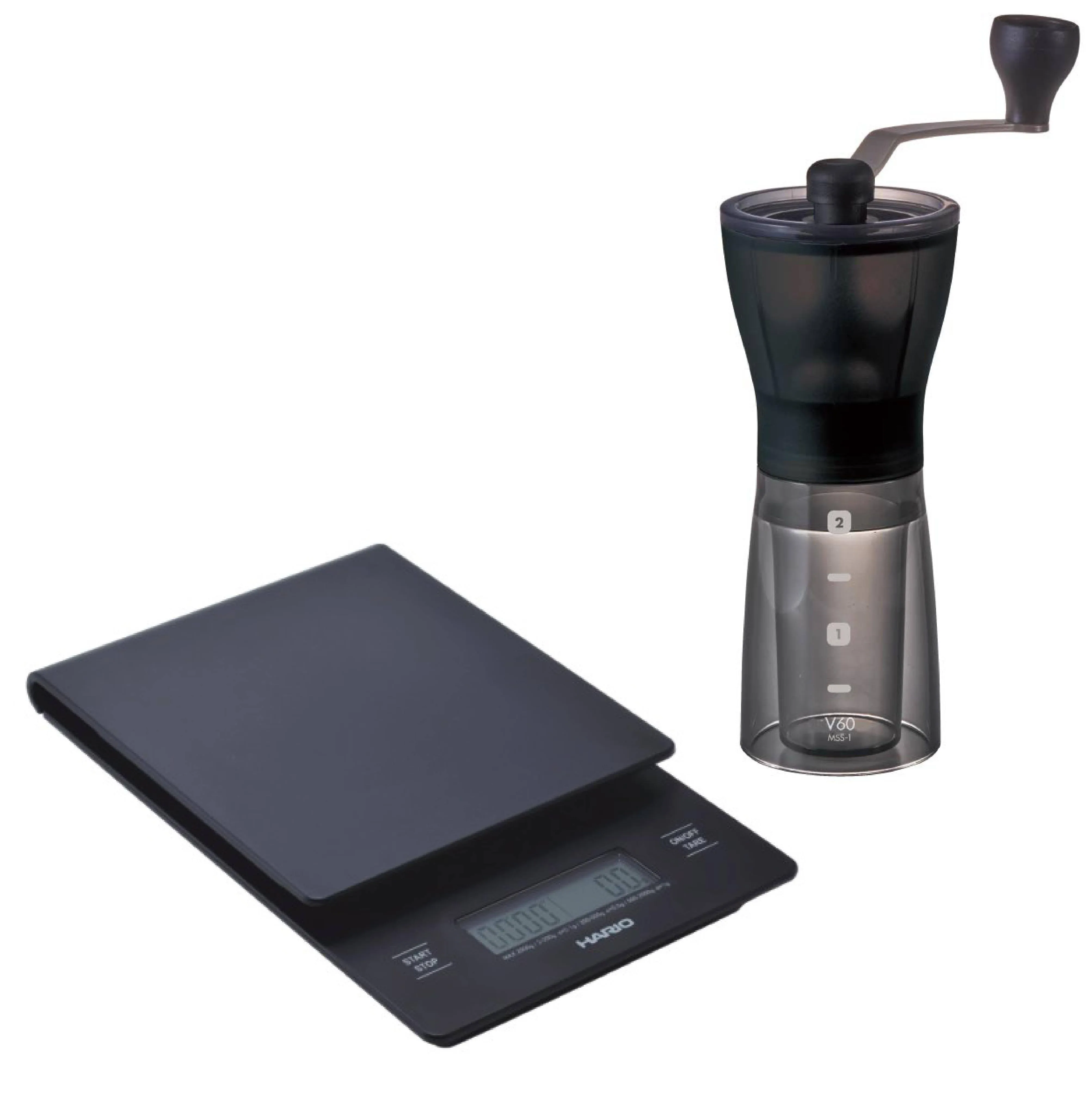 Hario V60 Drip Coffee Scale and Timer Black VSTN-2000B w/Tracking# New Japan