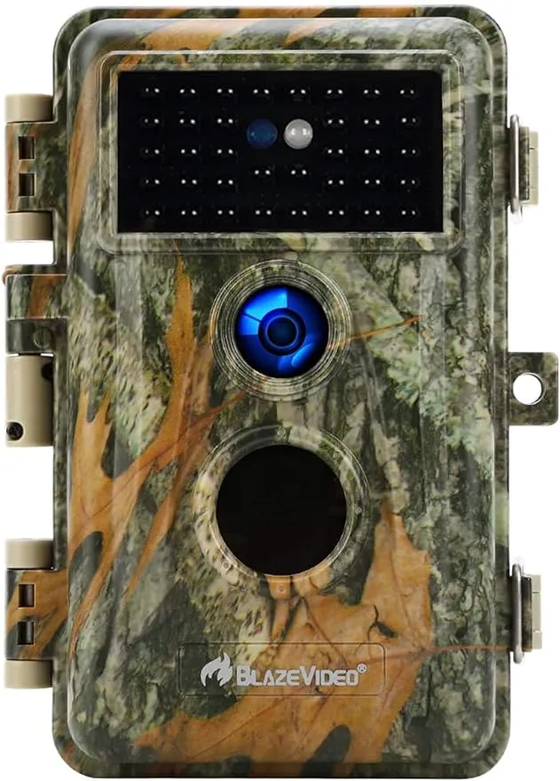 Trail & Game Camera with Night Vision 48MP 1296P HD H.264 MP4 Video No Glow 940nm Infrared IP66 Waterproof Motion Activated for Outdoor Wildlife Hunting, Backyard Security, Animal Observation