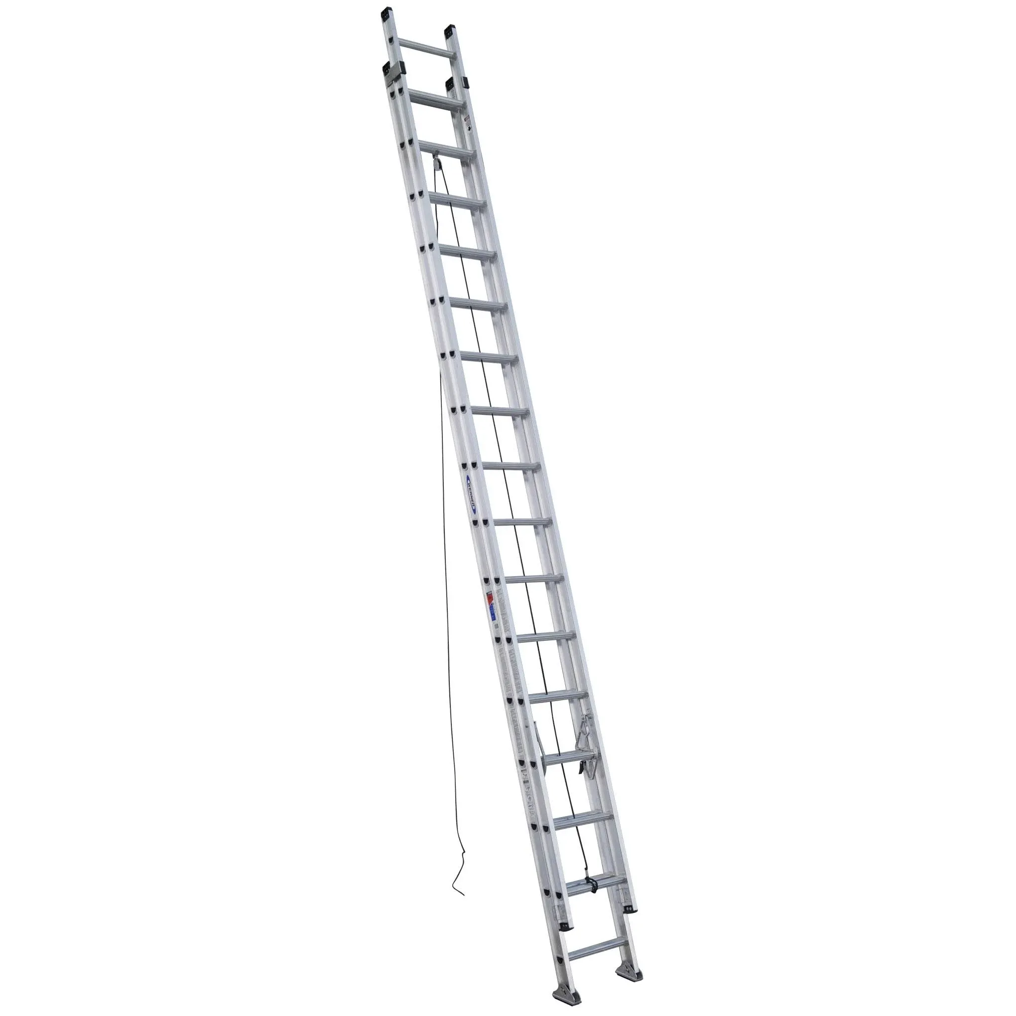 Werner D1532-2 Extension Ladder, Aluminum, 32 ft, iA