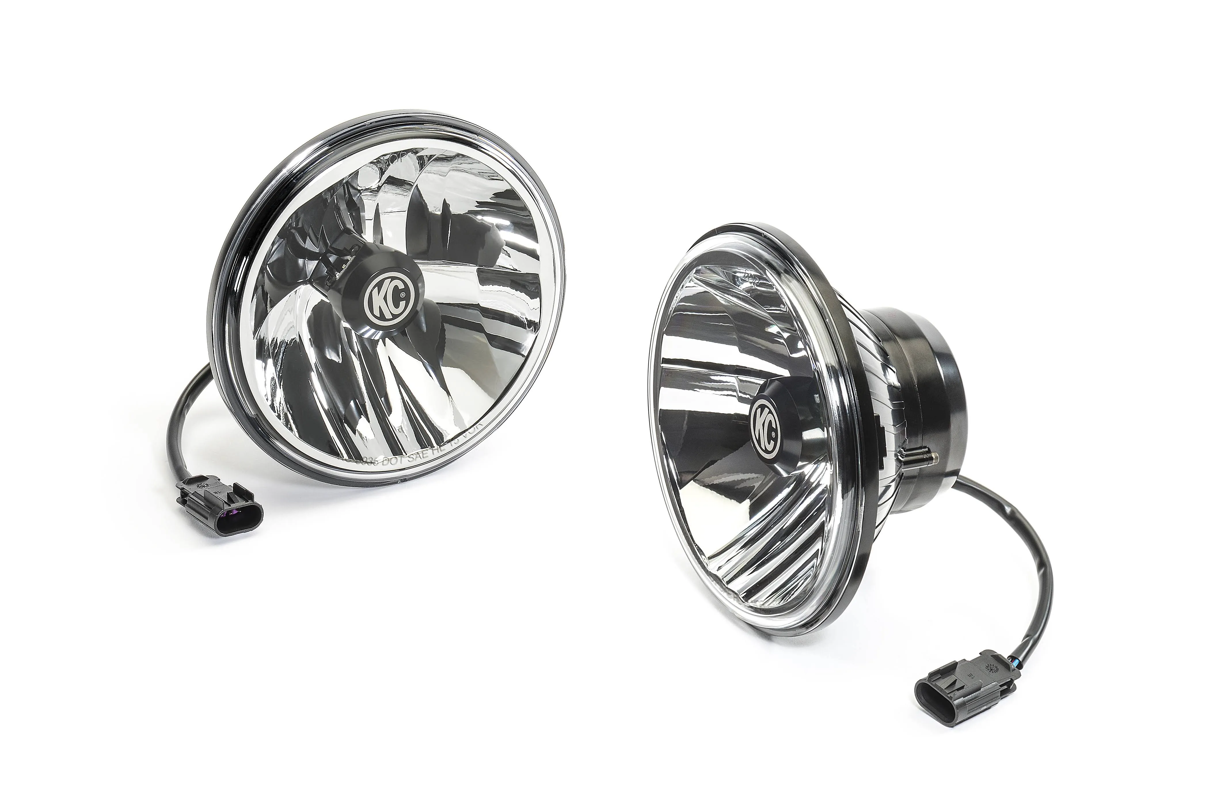 7" Gravity&#174; LED DOT Headlight - Driving Beam - Pair - Universal / 97-06 Jeep TJ