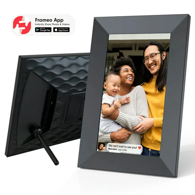 ONN 10” Wi-Fi Digital Picture Frame Send Photos & Videos Instantly via The Free Frameo App 100096733