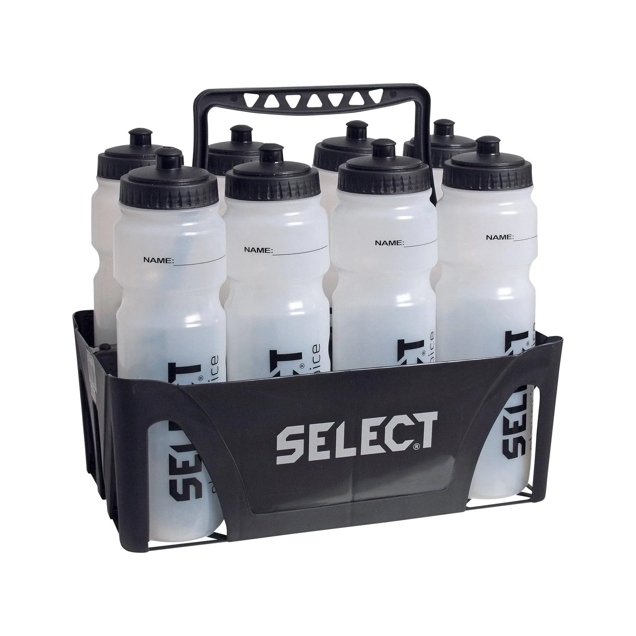 Water Bottle Carrier (Holds up to 8 Bottles - not included), Black