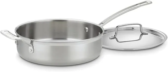 Cuisinart MultiClad Pro 3.5-Qt. Saute Pan with Cover - Stainless Steel