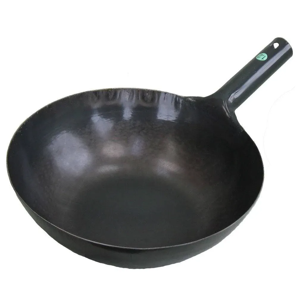 Yamada Iron Launch one Hand Wok (Thickness 1.2mm) 33cm (Japan Import)