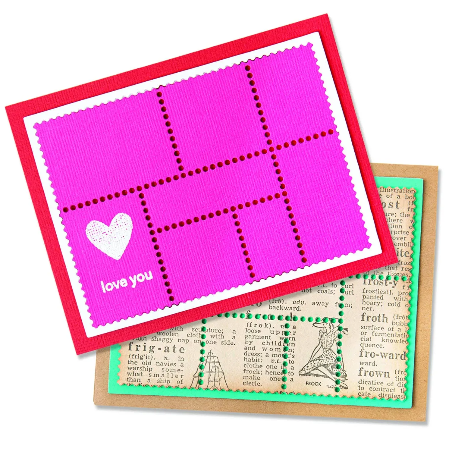 Sizzix Scoreboards XL Die by Eileen Hull-book Box -665873