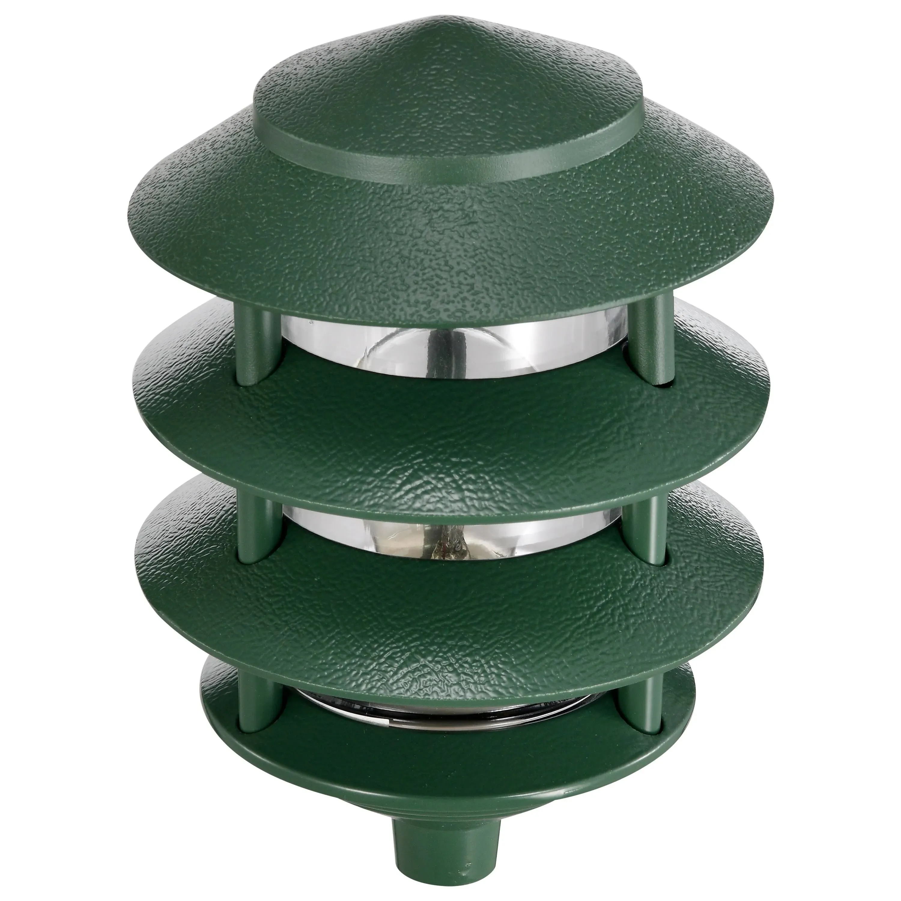 Nuvo Lighting 3-Tier Pathway Light, Green