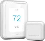 T9 WiFi 7-Day Programmable Smart Thermostat with Touchscreen Display and Smart Room Sensor