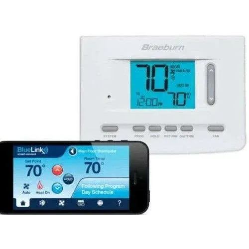 Braeburn 7205 Digital Programmable Wi-Fi Thermostat