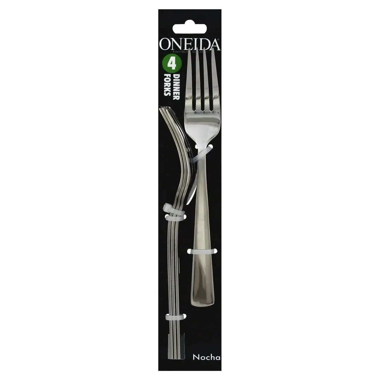 ROBINSON HOME PRODUCTS Nocha 4PK Dinner Forks, 4 Count, Silver