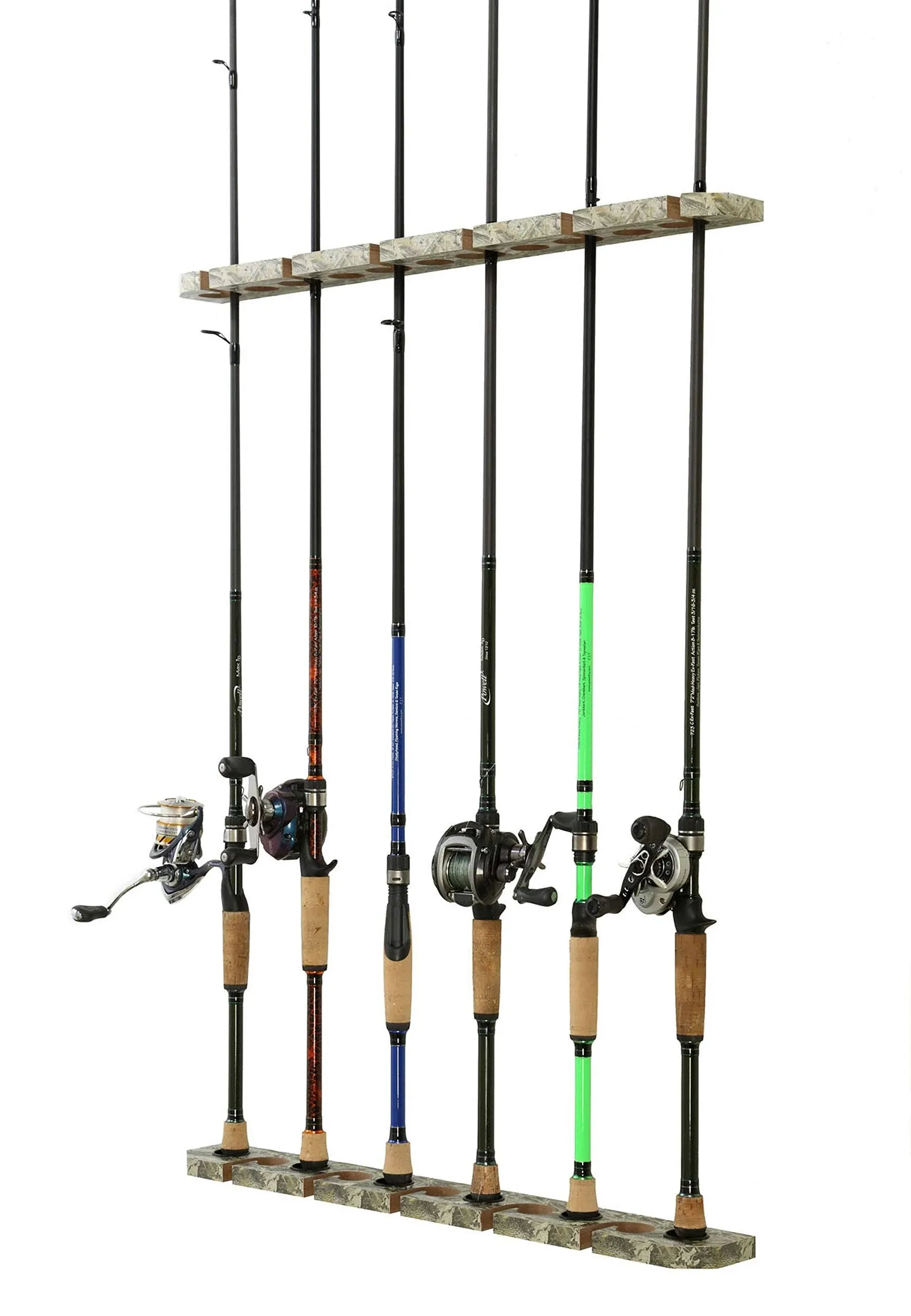 Organized Fishing 3 in 1 Camo Rod Rack