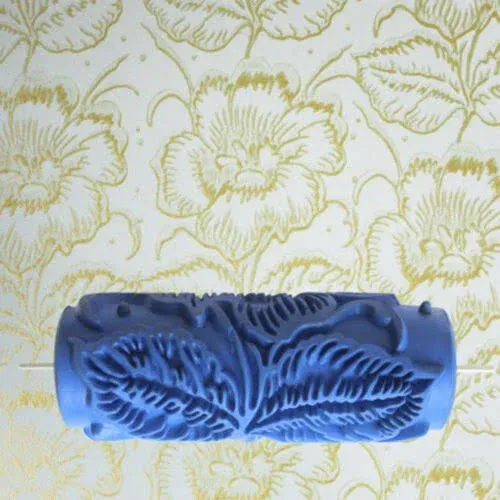 7'' Patterned Paint Roller for Wall Decoration Classic Brick Embossing Texture Rubber Roller (EG322T)