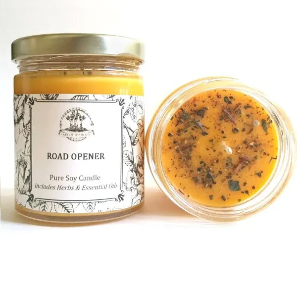 Road Opener Soy Spell Candle for New Opportunities, Beginnings, Prospects & Fresh Starts