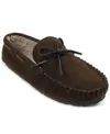 Minnetonka Casey Slipper 10 Men's Chocolate