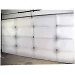 Nasa Tech White Reflective Foam Core 2 Car Garage Door Insulation Kit R Value 8.0 Made in USA New and Improved Heavy