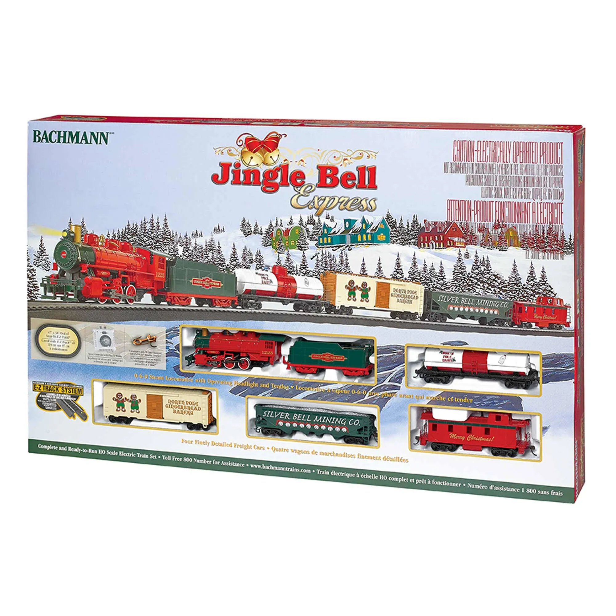 Bachmann HO Jingle Bell Express Train Set