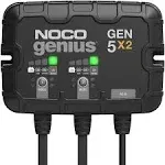 NOCO GEN5X2 - Battery Charger 2-Bank 10 Amp Onboard