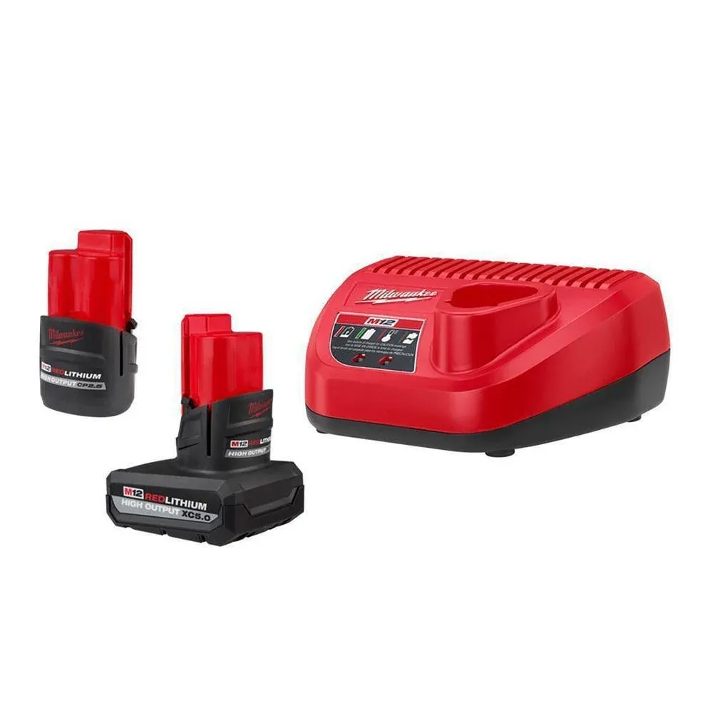 Milwaukee 48-59-2452S M12 REDLITHIUM High Output 2-Battery Starter Kit