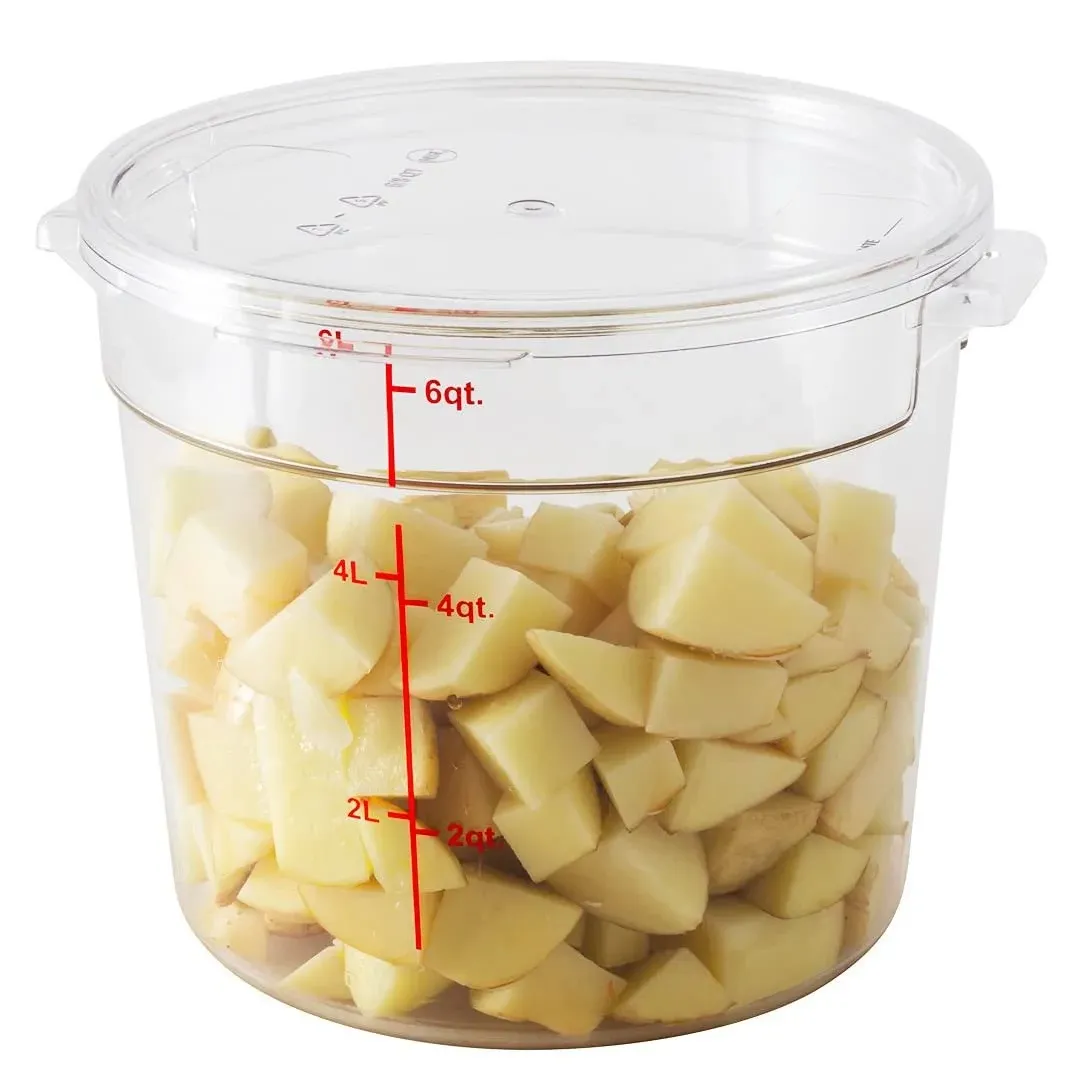 Restaurantware Lids Only: Met Lux Lids for 6 & 8 Quart Food Storage Containers ...