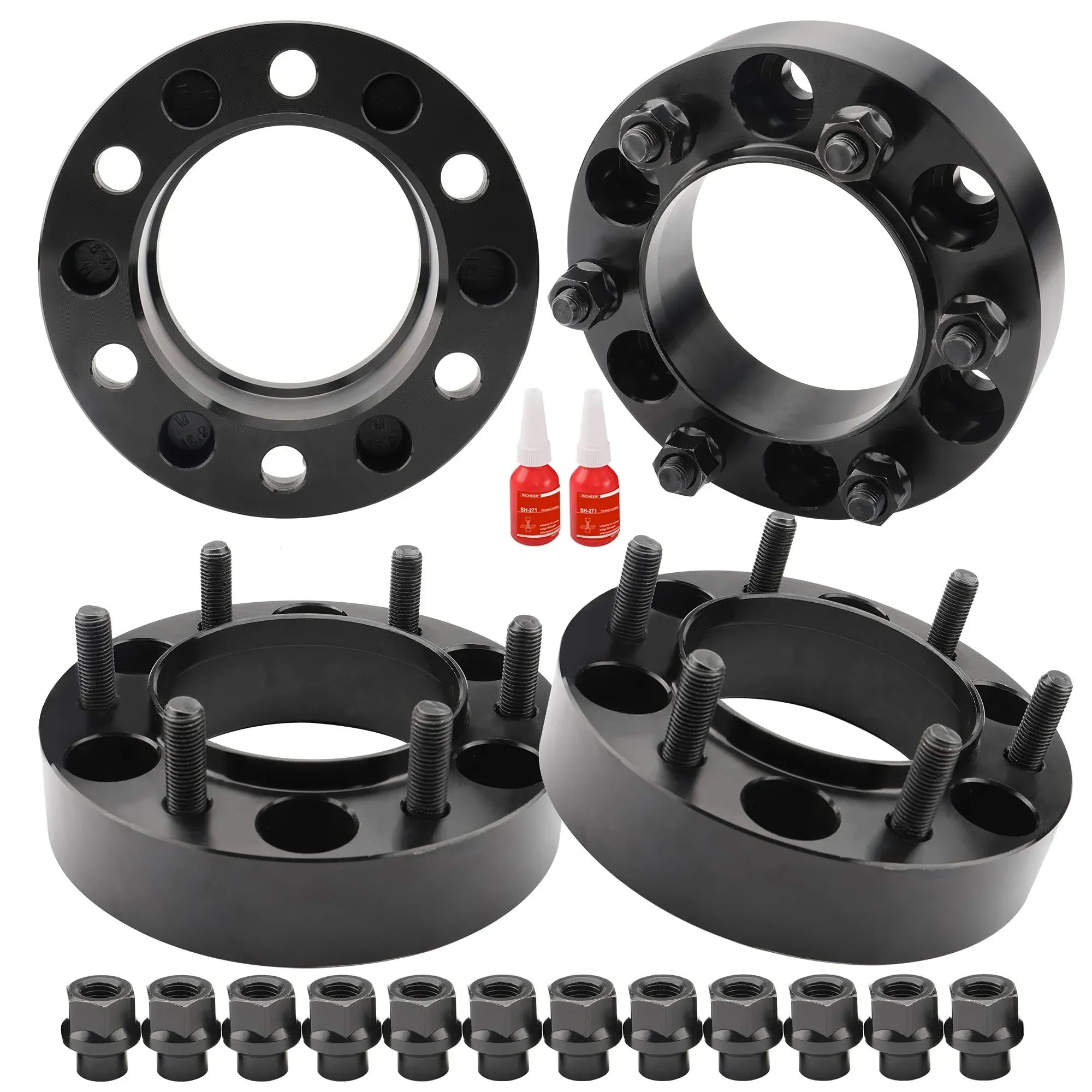 Richeer 6x5.5 Hub Centric Wheel Spacers for Tacoma 4Runner Tundra Fortuner Ve...