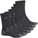 Adidas 6-Pack Core Moisture Wicking Crew Socks