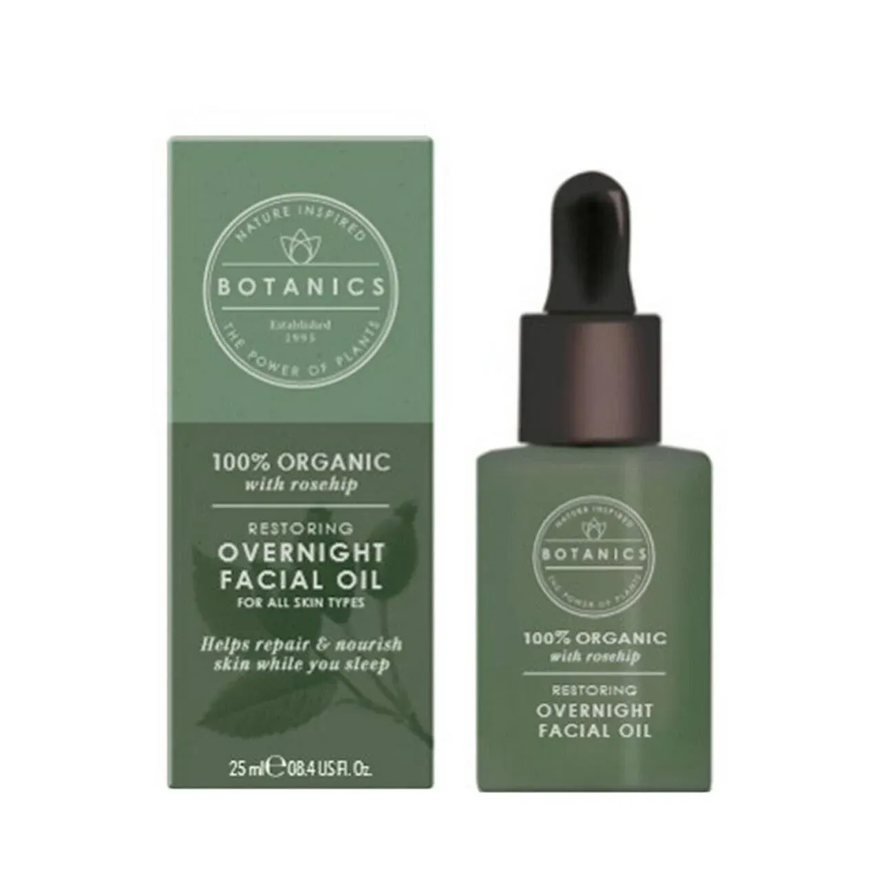 Botanics Organic Overnight Facial Oil 25ml