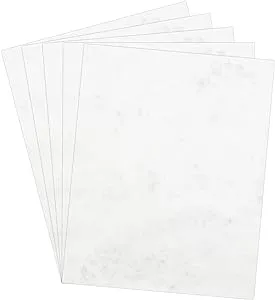 Jam Paper Tyvek Paper 8.5 x 11 14lb White 50 Sheets/Pack