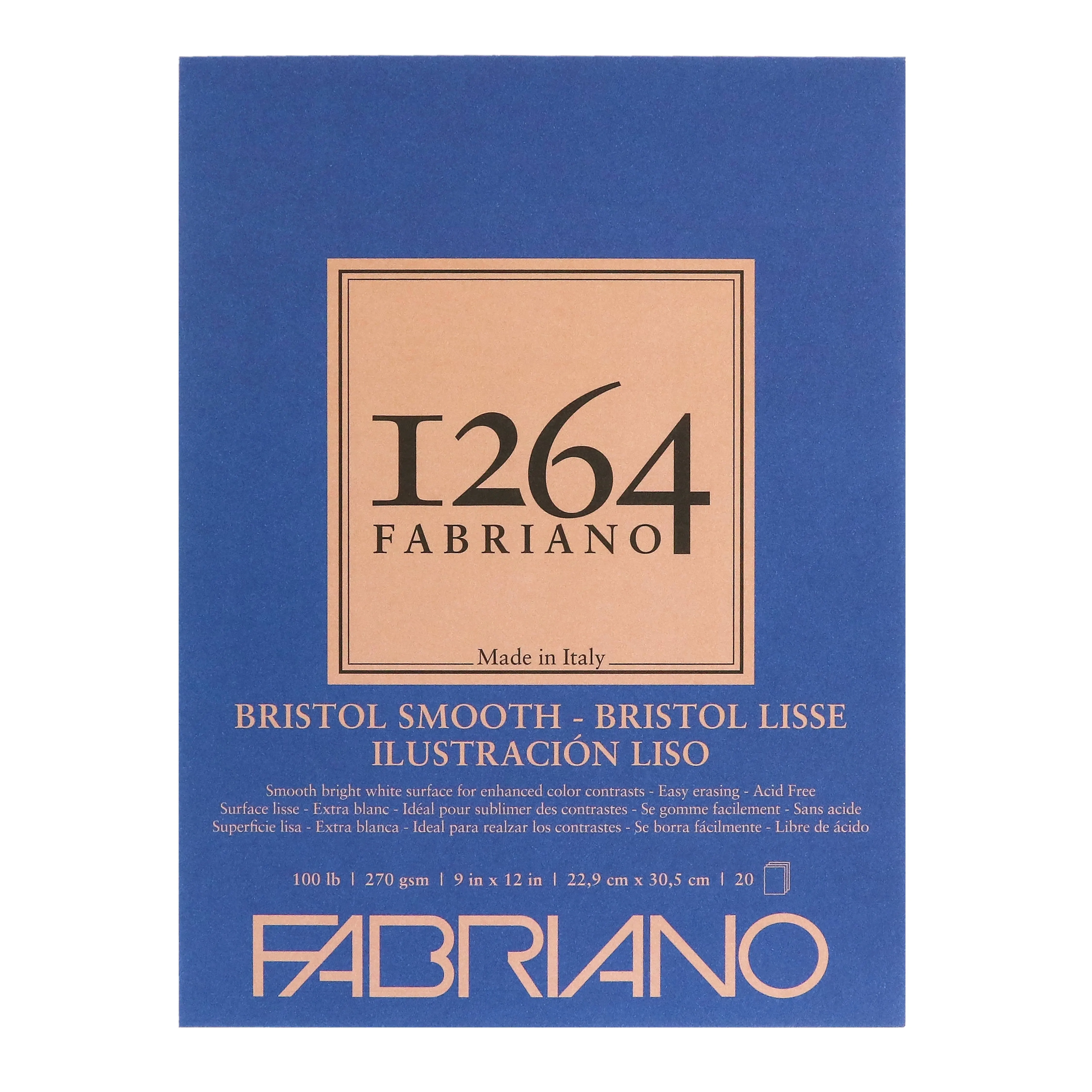 Fabriano 1264 Bristol Pad - 11" x 14", Smooth