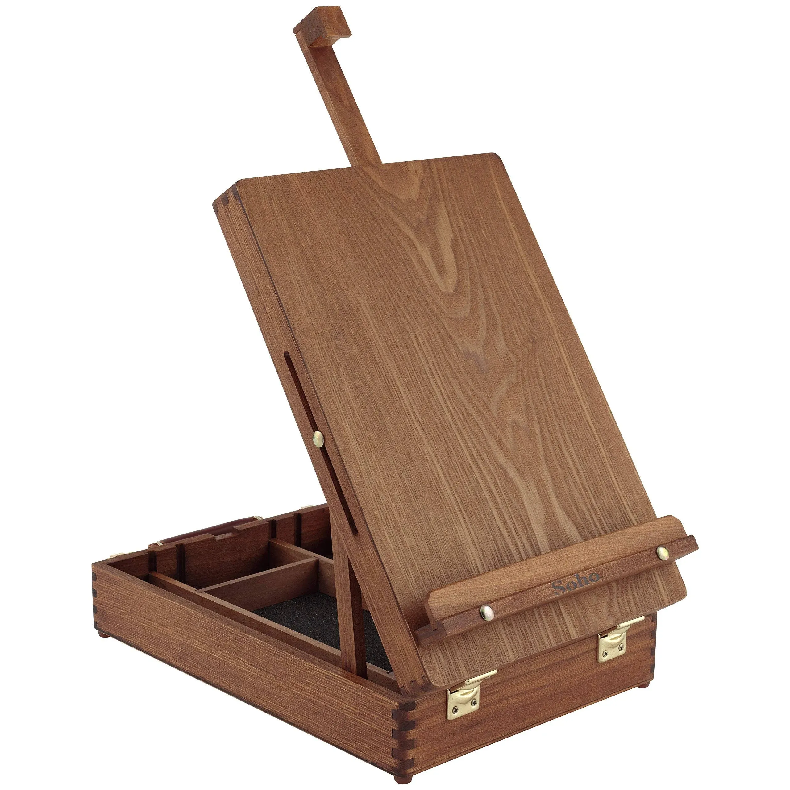 Soho Table Easel and Sketch Box Walnut Finish