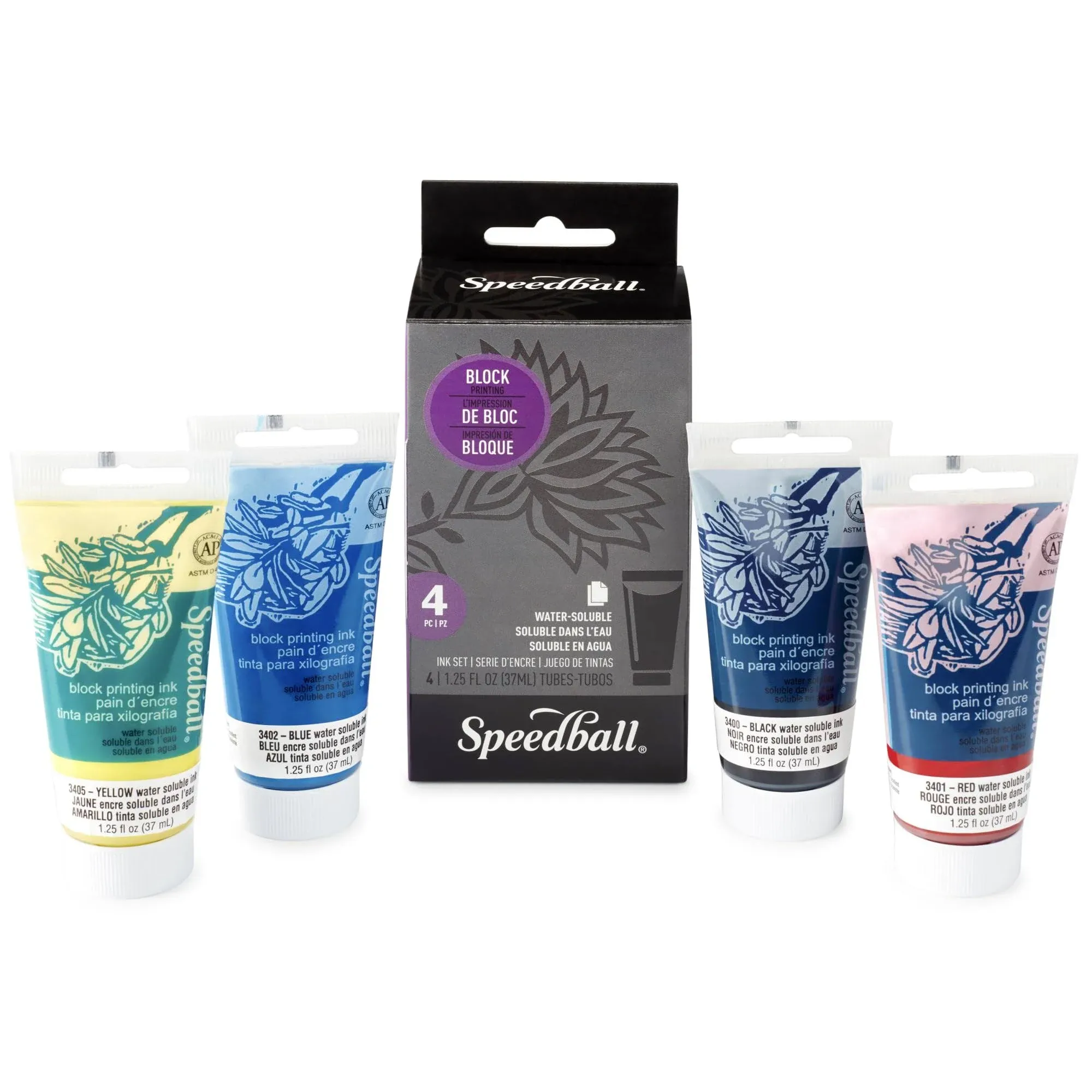 Speedball Basic Block Printing 4-Color Kit