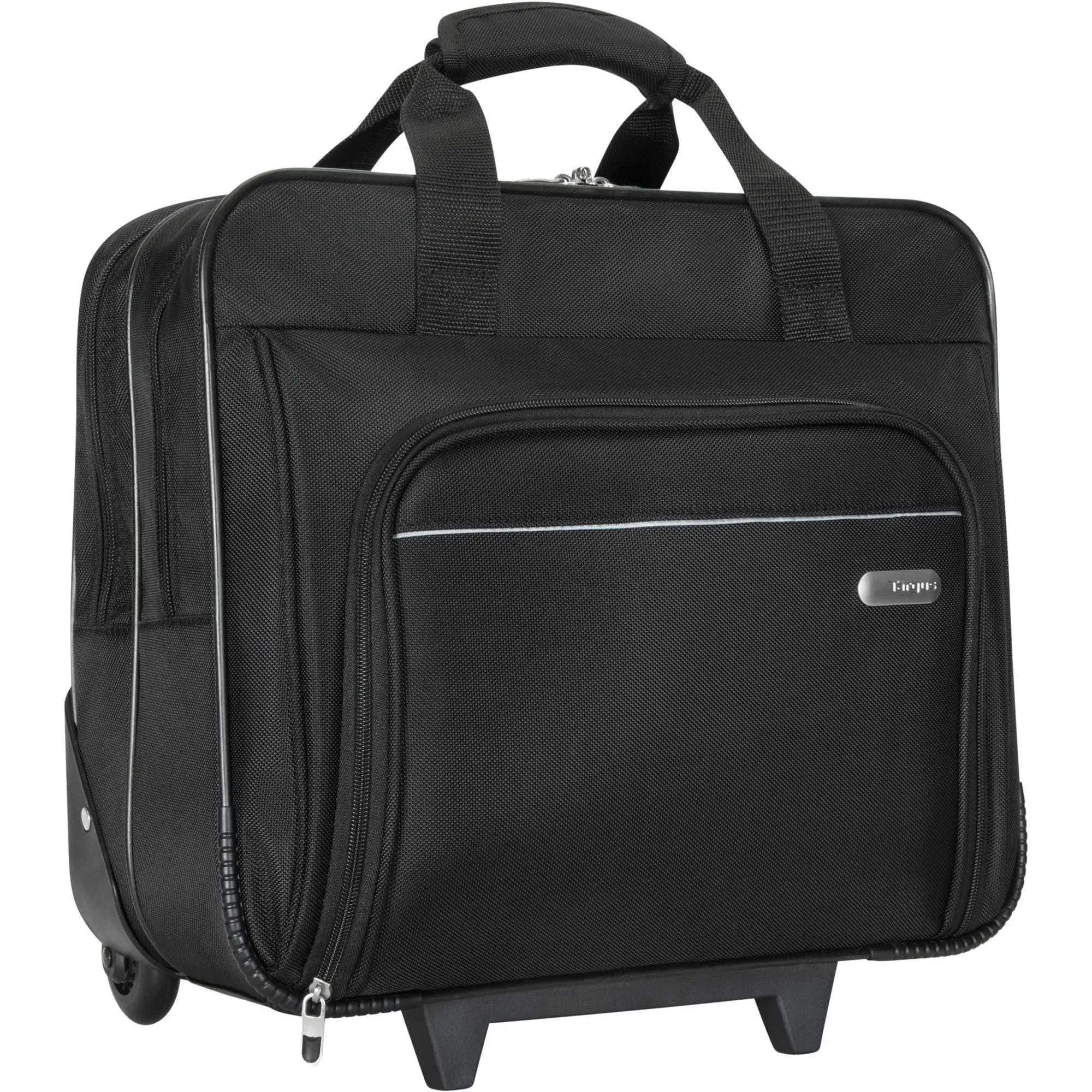 Targus Laptop Rolling Briefcase, Black Polyester (TBR003US)