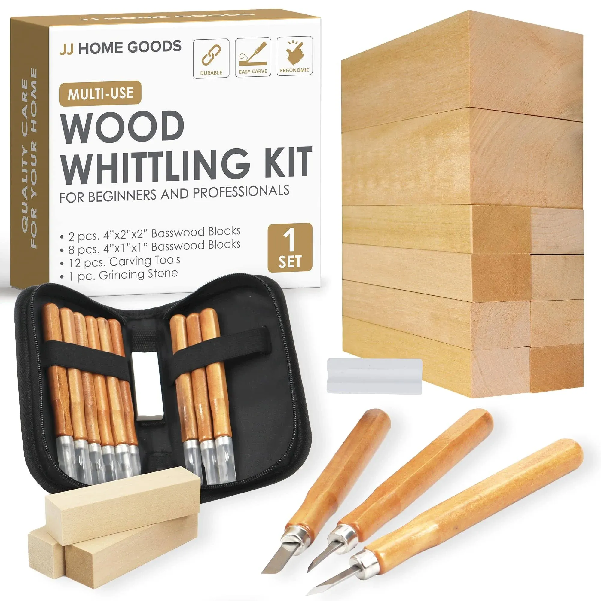 JJ Care Wood Carving Kit