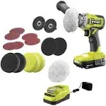 RYOBI ONE+ 18V Cordless 3 in. Detail Polisher/Sander Kit with 2.0 Ah Battery