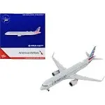 AIRBUS A321NEO AIRCRAFT &#034;AMERICAN AIRLINES&#034; 1/400 DIECAST BY GEMINIJETS GJ2089