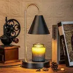 Marycele Candle Warmer Lamp with Timer, Cozy House Warming New Home Mothers Day Gifts for Mom, Black Modern Room Decor Aesthetic Vintage, Dimmable