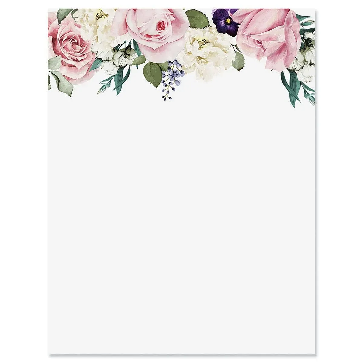 Rose Garden Letter Papers