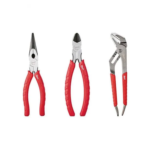 Milwaukee Torque Lock 3 pc Forged Alloy Steel Reaming Pliers Set