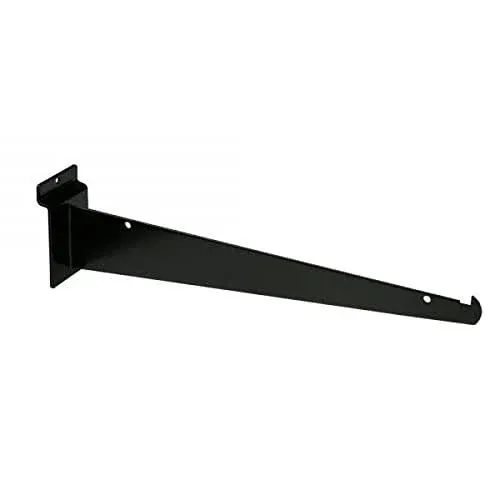 Dazzling Displays Slatwall Accessories 12-Inch Black