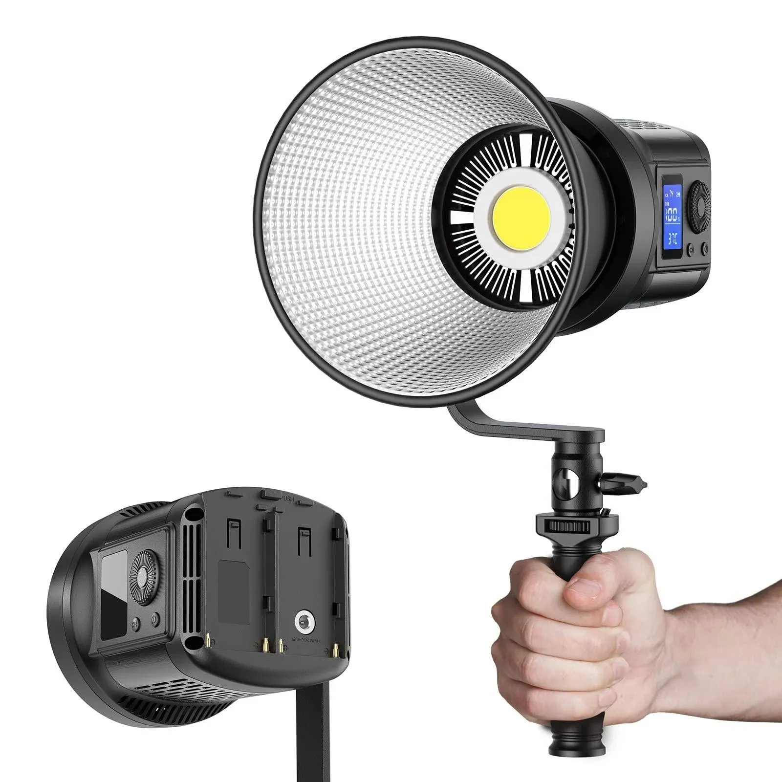 80W LED Studio Video Light, with Efficient Cooling Fan Continuous Ligh...