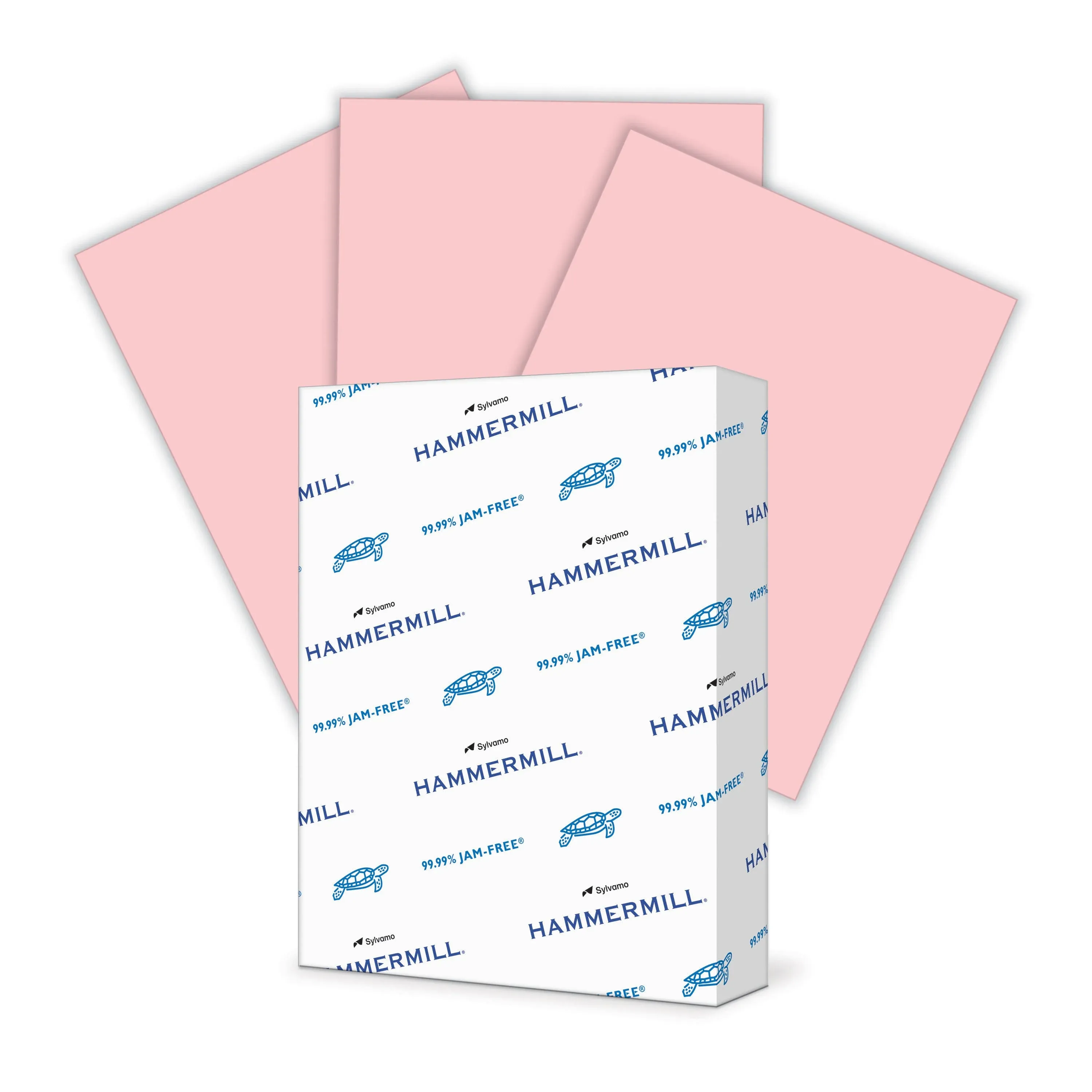 Hammermill Colors Print Paper, 20lb, 8.5 x 11, Pink, 500/Ream