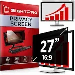 SightPro 27 Inch Computer Privacy Screen Filter for 16:9 Widescreen Monitor -...