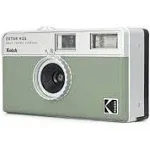 KODAK EKTAR H35 Half Frame Film Camera, 35mm, Reusable, Focus-Free, Lightweight, Easy-to-Use (Brown) (Film & AAA Battery are not Included)