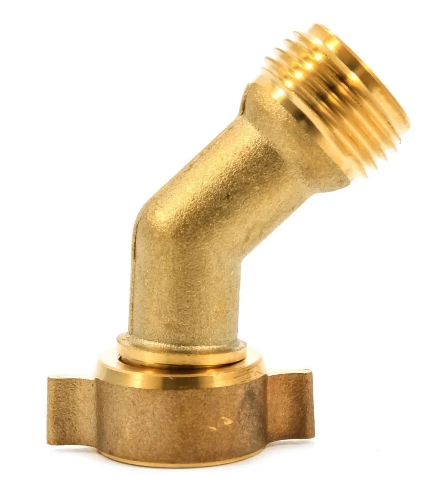 Hose Connector - Brass - 45 Degree